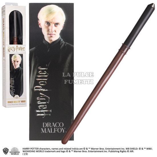 HARRY POTTER WAND: DRACO MOLFOY BACCHETTA 12 INCH